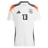 Maillot de Supporter Allemagne Muller 13 Domicile Euro 2024 Pour Homme